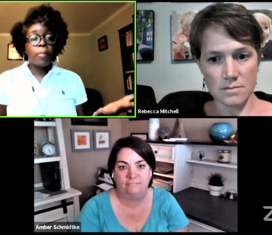 Experts give back-to-school advice amid Delta variant wave Experts Delta Variant: Zoom screen with three women facing camera