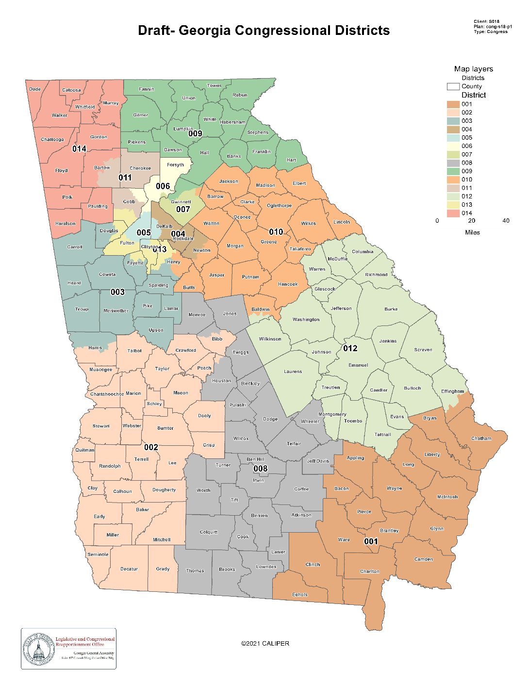 What Georgia's first proposed congressional map does — and doesn't ...