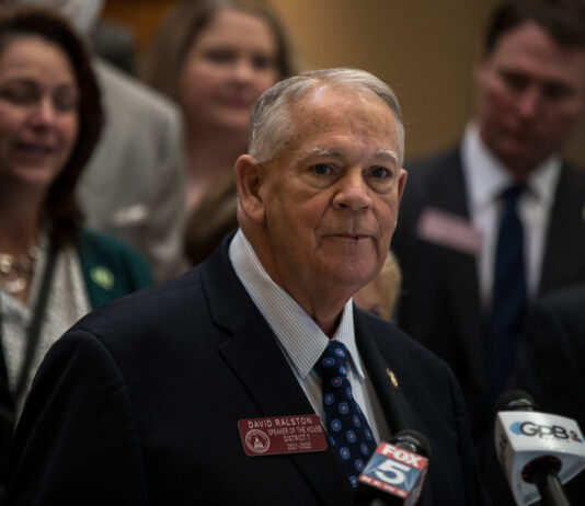 Cityhood takes over the session this week, the Mental Health Parity Act is filed, Kemp’s Medicaid expansion and more White man with gray hair in a blue tie speaking in a meeting