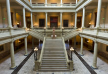 House GOP pushes more redistricting over Democrat objections A view of the main steps at the Georgia Capitol