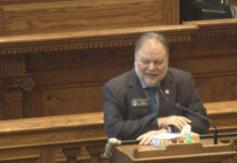 Senators honor Rules chair Jeff Mullis, retiring from public office Sen. Jeff Mullis thanks the Senate in this screenshot after being commended for his 22 years of service on Tuesday, March 22. Mullis will not seek reelection this year. (Georgia Senate)