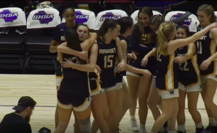 Marist high school girls' basketball team secures state championship ...