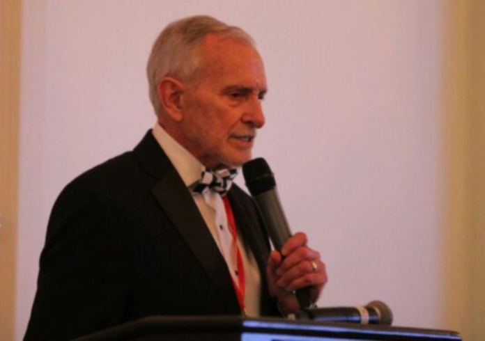 Retired U.S. Army Chief of Staff for the Pentagon, Ramiro Landeros, spoke at the Veterans Inauguration Ball.