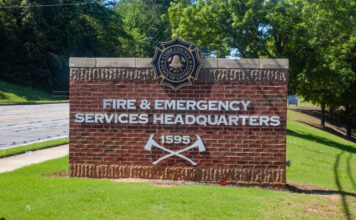 After Bell Mountain tragedy, Georgia confronts social media privacy concerns Outside the Cobb County Fire and Emergency Services Headquarters in Marietta. (Ana Markosi/Fresh Take Georgia)