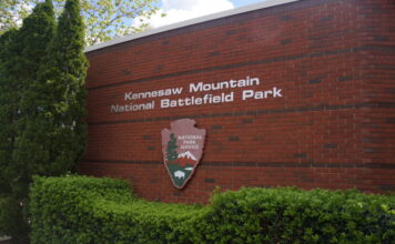 U.S National Parks: Visitor spending stirs local economies and stimulates the national economy Outside the Kennesaw Mountain Battlefield Park. (Juliane Balog/Fresh Take Georgia)