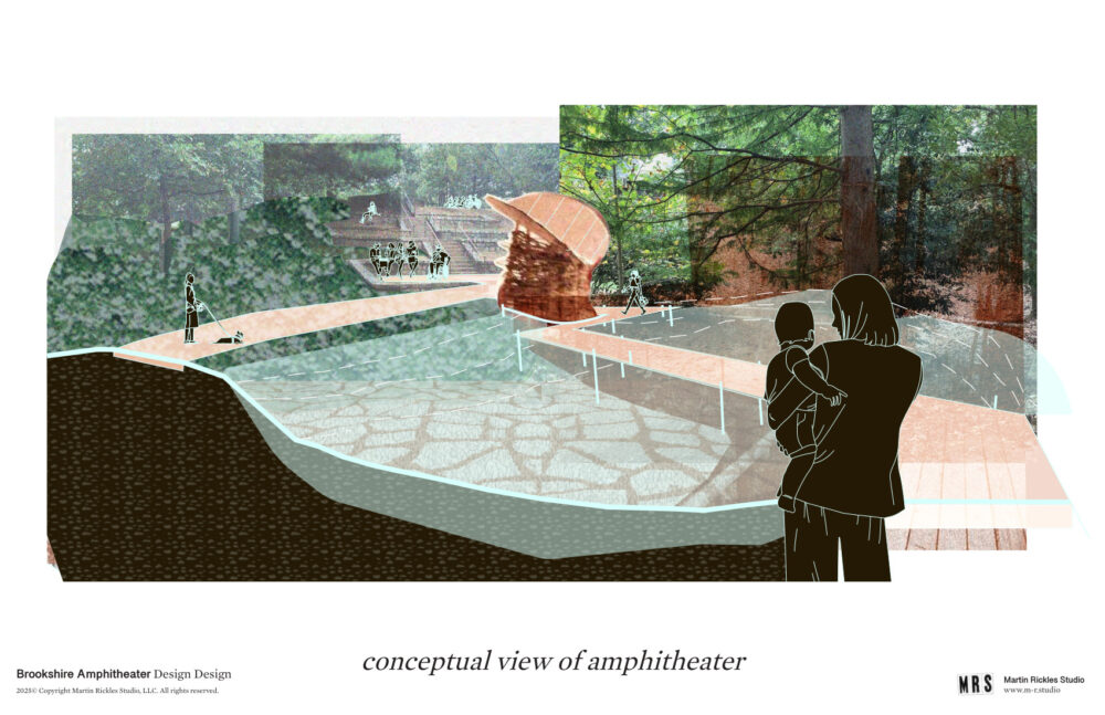 Conceptual view of the Brookshire Amphitheater by Martin Rickles Studio. (Martin Rickles Studio)
